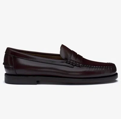 Sebago Black Leather Loafers In Multi