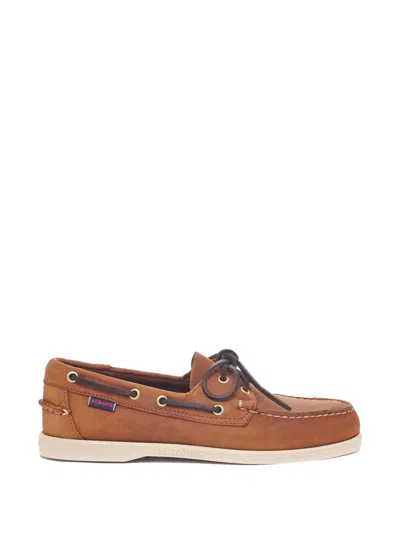 Sebago Classic Leather Boat Shoe In Brown