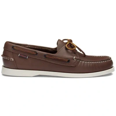 Sebago Classic Portland Boat Shoes In Brown