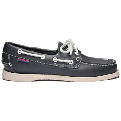 Sebago Classic Portland Boat Shoes In Blue