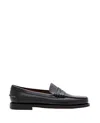 Sebago Classic Slip-on Black Leather Loafers