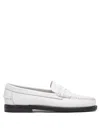 Sebago Classic Dan Pigment Leather Loafers In White