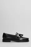 Sebago Classic Will Loafers In Black Leather In Multi