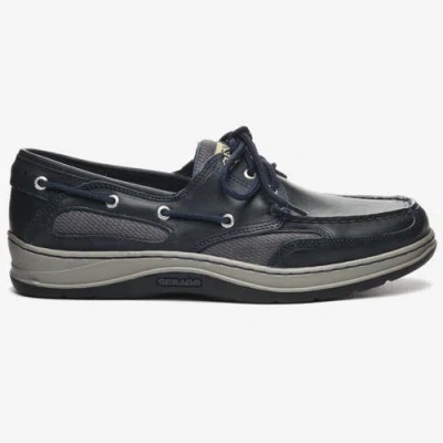 Sebago Clovehitch Ii Fgl Waxed Boat Shoes In Blue