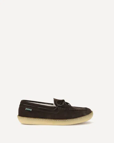 Sebago Colton Docksides Suede Loafers In Brown