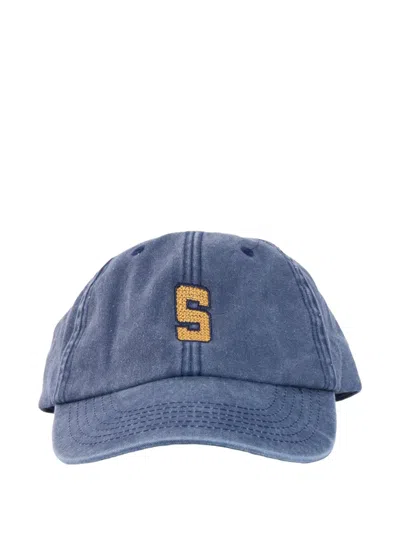 Sebago Conor College Logo-appliqué Cap In Blue