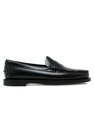 SEBAGO SEBAGO DAN BLACK LEATHER LOAFERS