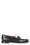Sebago Classic Dan Smooth Leather Loafers In Black