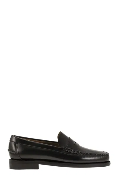 Sebago Dan Leather Loafers In Multi