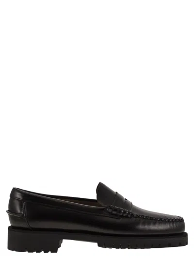 SEBAGO SEBAGO DAN LEATHER MOCCASIN