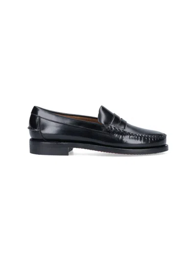 Sebago Classic Dan Business Moccasin Loafers In Black