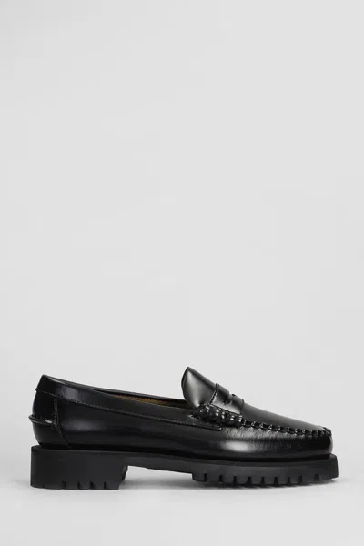 Sebago Woman Loafers Black Size 7.5 Soft Leather