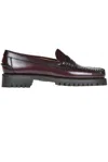 Sebago Dan Lug Penny Loafers In Brown