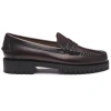 Sebago Dan Lug Penny Loafers In Brown