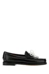 Sebago Leather Dan Pearls Loafers In Black