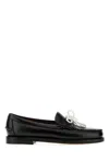 Sebago Leather Dan Pearls Loafers In Black