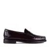 Sebago Dan Polaris Leather Penny Loafers In Burgundy