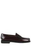 Sebago Classic Dan Brushed Full-grain Leather Loafers In Brown
