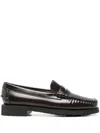 Sebago Dan Casual Lug-sole Penny Loafers In Bordeaux