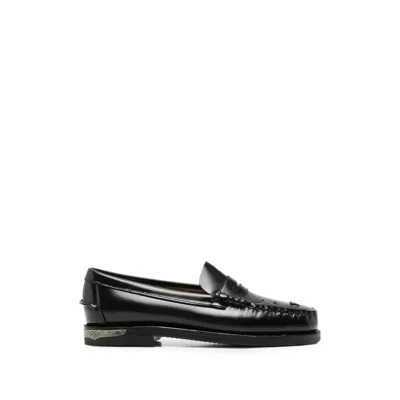 Sebago Dan Scarab Loafers In Black