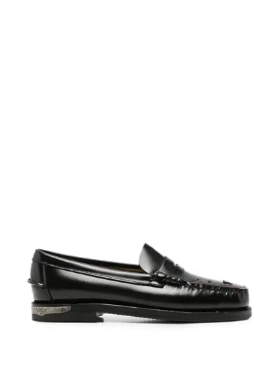 Sebago Dan Scarabeo Western-detail Loafers In Black