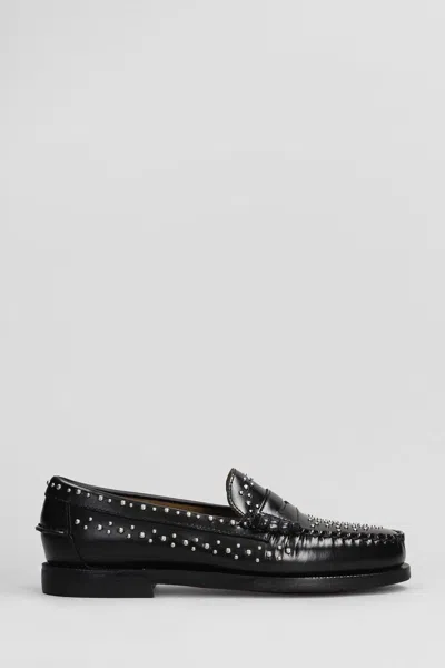 Sebago Dan Studs Loafers In Black