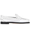 Sebago Classic Dan Loafer White With Studs In White