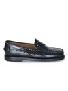 Sebago Mocassino Dan Studs 902 Black In Black