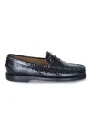 Sebago Mocassino Dan Studs 902 Black In Black