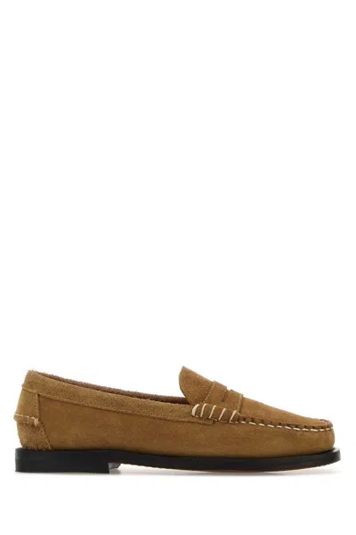 Sebago Dan Suede Leather Loafers For Women In Multi