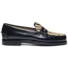 Sebago Dan Vamp Wild Loafers With Animal Print In X Tiger