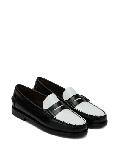 Sebago Dan Woven Loafer In Black