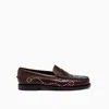 Sebago Studded Embellishments Loafers Decorative Stitching In Brown