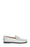 Sebago Classic Dan Pigment Leather Loafers In White