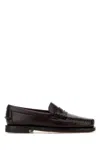 Sebago Dark Brown Leather Classic Dan Loafers In Multi