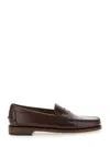 Sebago Dark Brown Leather Loafers