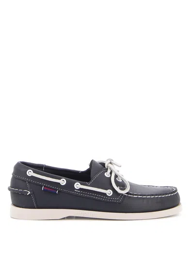 Sebago Dockside Portland Loafers In Dark Blue