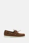 Sebago Dockside Portland Pelle Oliata Budu Loafers In Brown