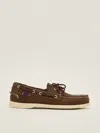 Sebago Dockside Portland Pelle Oliata Budu Loafers In Brown