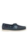 Sebago Docksides Man Loafers Navy Size 7 Leather In Navy