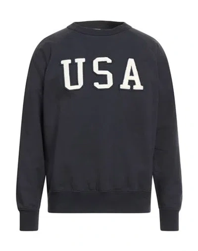Sebago Docksides Man Sweatshirt Midnight Blue Size L Cotton