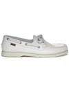 Sebago Docksides Portland Boat Shoes In White