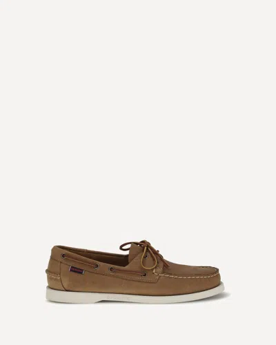 Sebago Docksides Portland Crazy H Loafers In Brown
