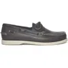 Sebago Black Moccasins With Hand-stitched Detailing In Dk Brown Brown Sea