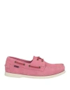 Sebago Docksides Portland Flesh Out Woman Woman Loafers Antique Rose Size 9.5 Soft Leather In Pink