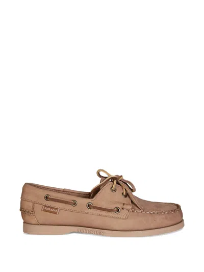 Sebago Docksides Portland Nubuck Loafers In Multi