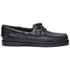 Sebago Multicolor Calf Hair Docksides Portland Raw Loafers In Black