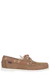 Sebago Docksides Portland Nubuck Boat Shoes In Brown