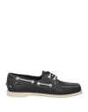 Sebago Docksides Woman Loafers Midnight Blue Size 9 Soft Leather In Blue