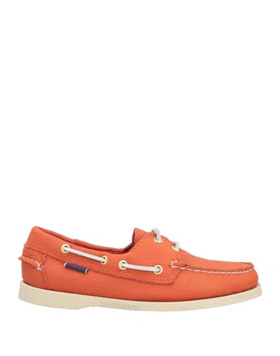 Sebago Docksides Loafers In Orange